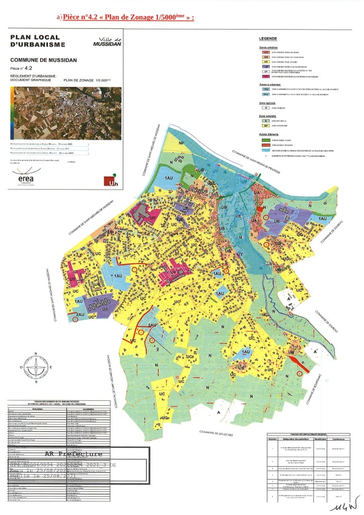 Modification simplifiée n°2 du PLU de Mussidan page 5