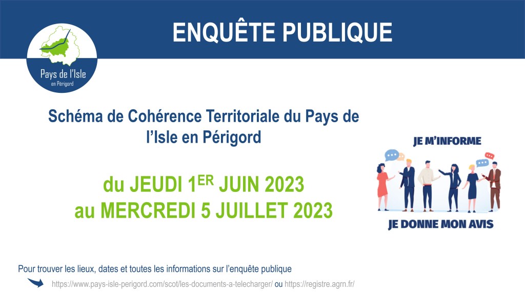 Enquête publique SCOt - urbanisme