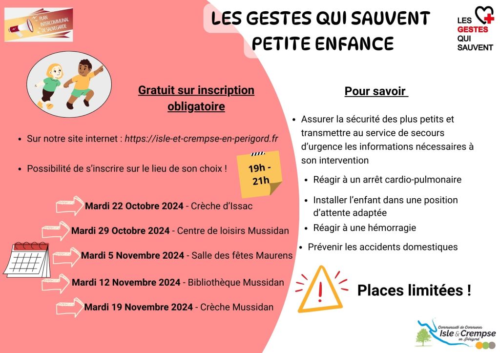 Affiche les gestes qui sauvent