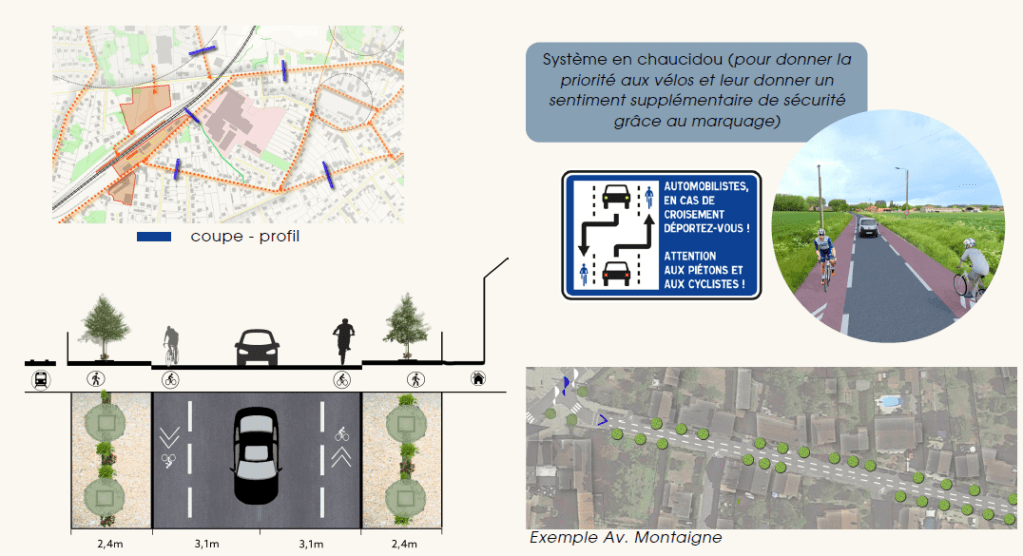 Avenue Montaigne aux vélos