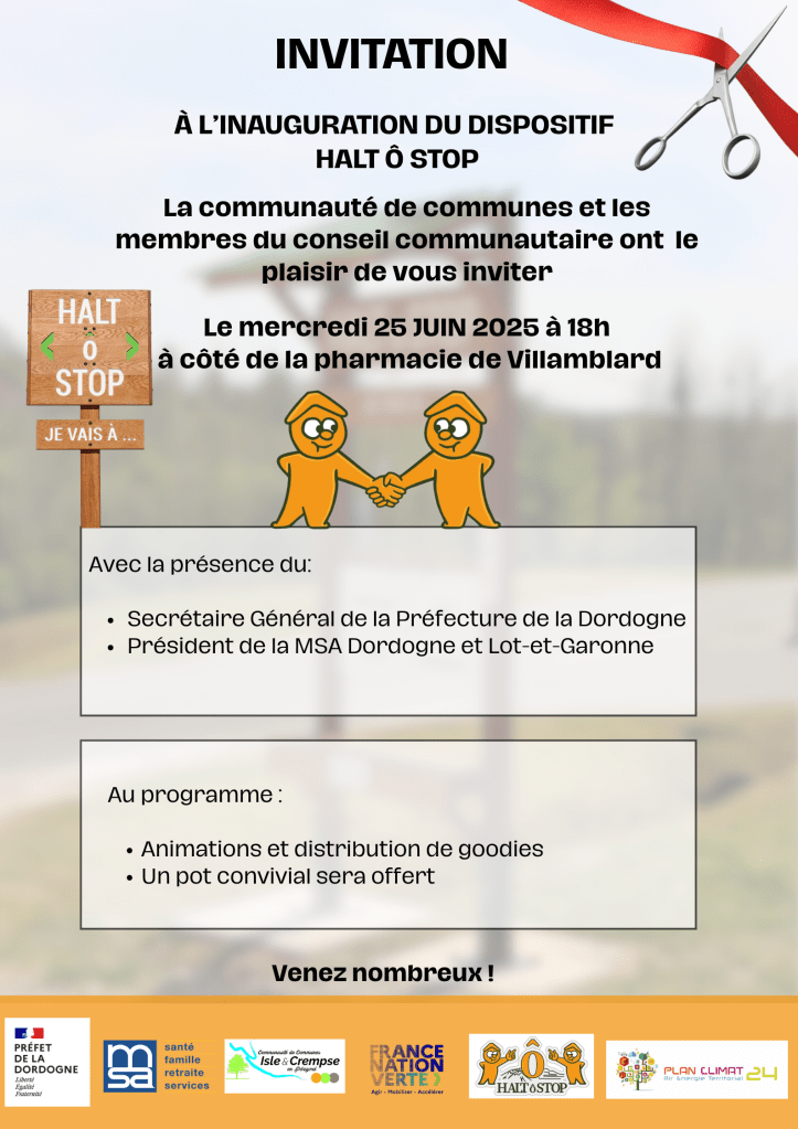 Inauguration Halt o Stop