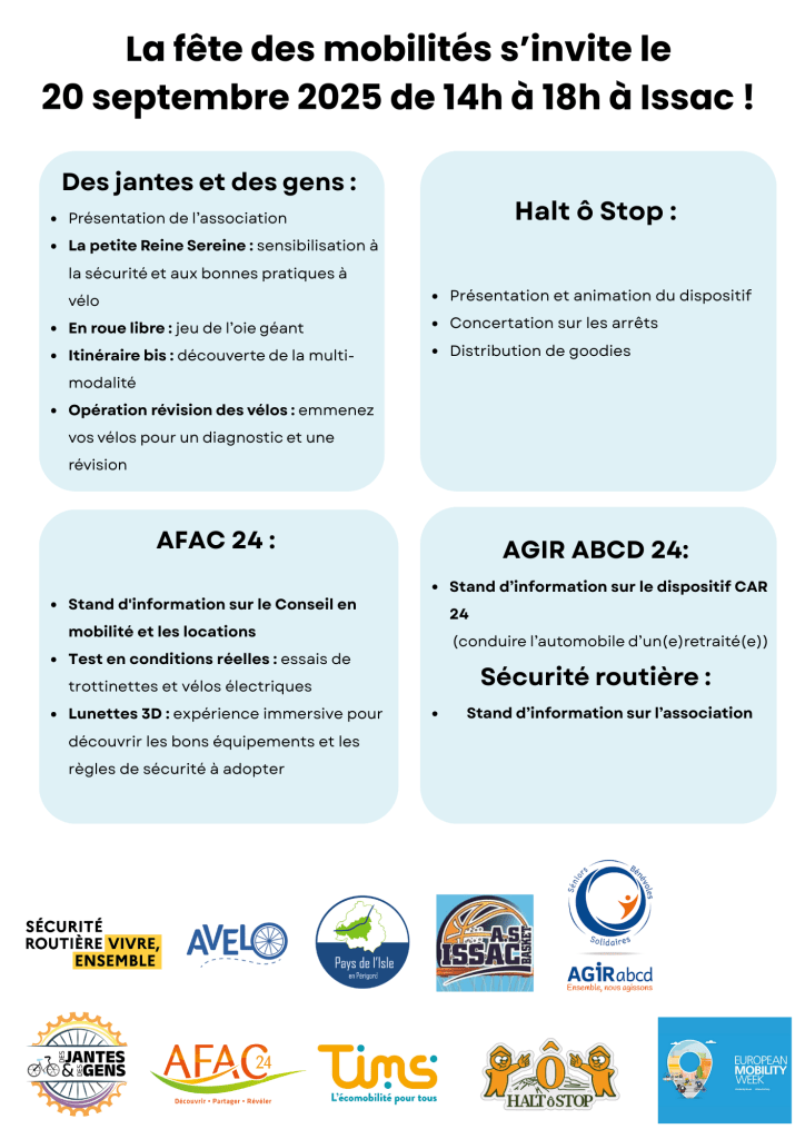 Affiche fête des mobilités
