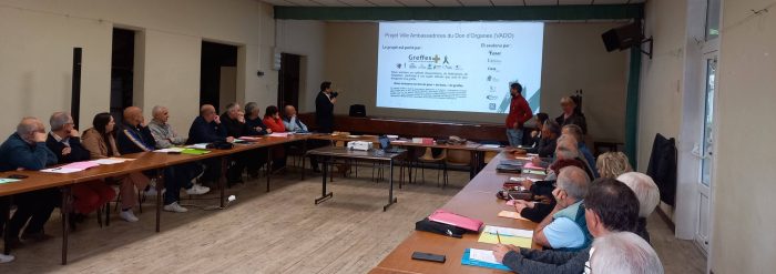Présentation de greffes plus village ambassadeur don d'organes